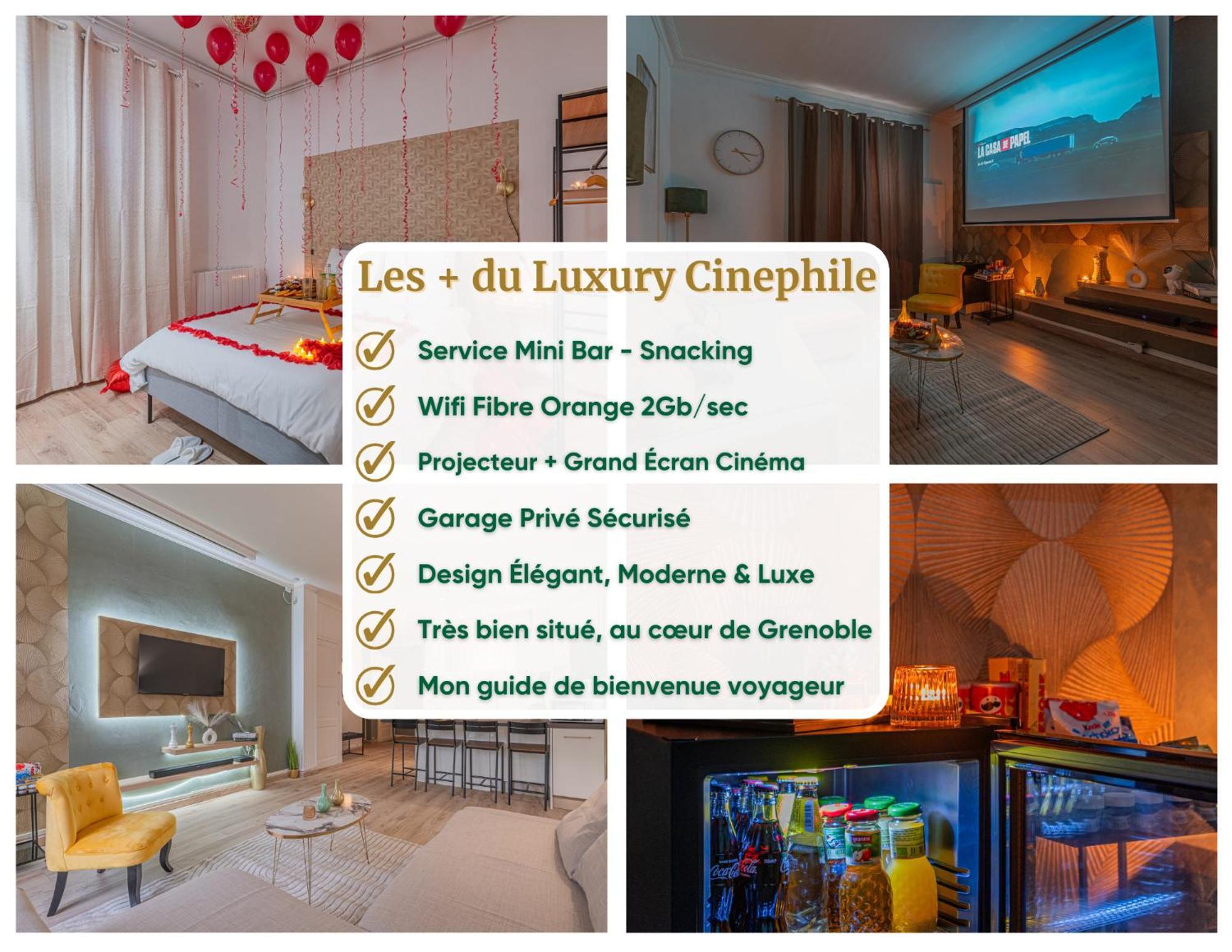 Luxury Cinephile - Netflix - 2 Balcons - Garage Prive - Minibar Grenoble Exterior foto