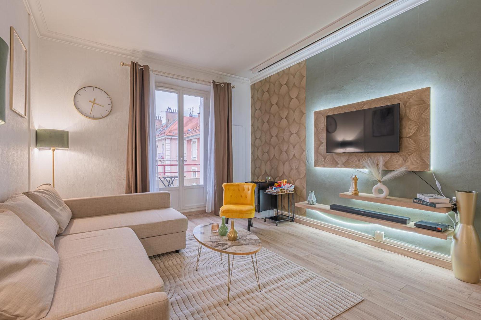 Luxury Cinephile - Netflix - 2 Balcons - Garage Prive - Minibar Grenoble Exterior foto